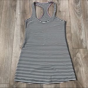 EUC Lululemon Cool Racerback narrow bold stripe
